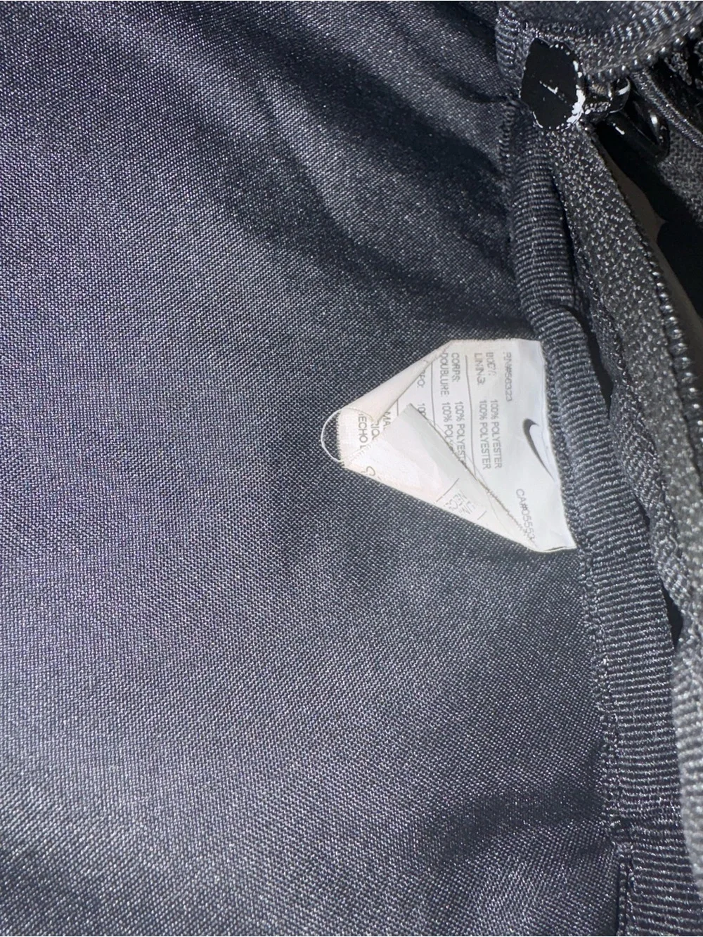 Nike Black and White Mini Backpack with Swoosh Accent